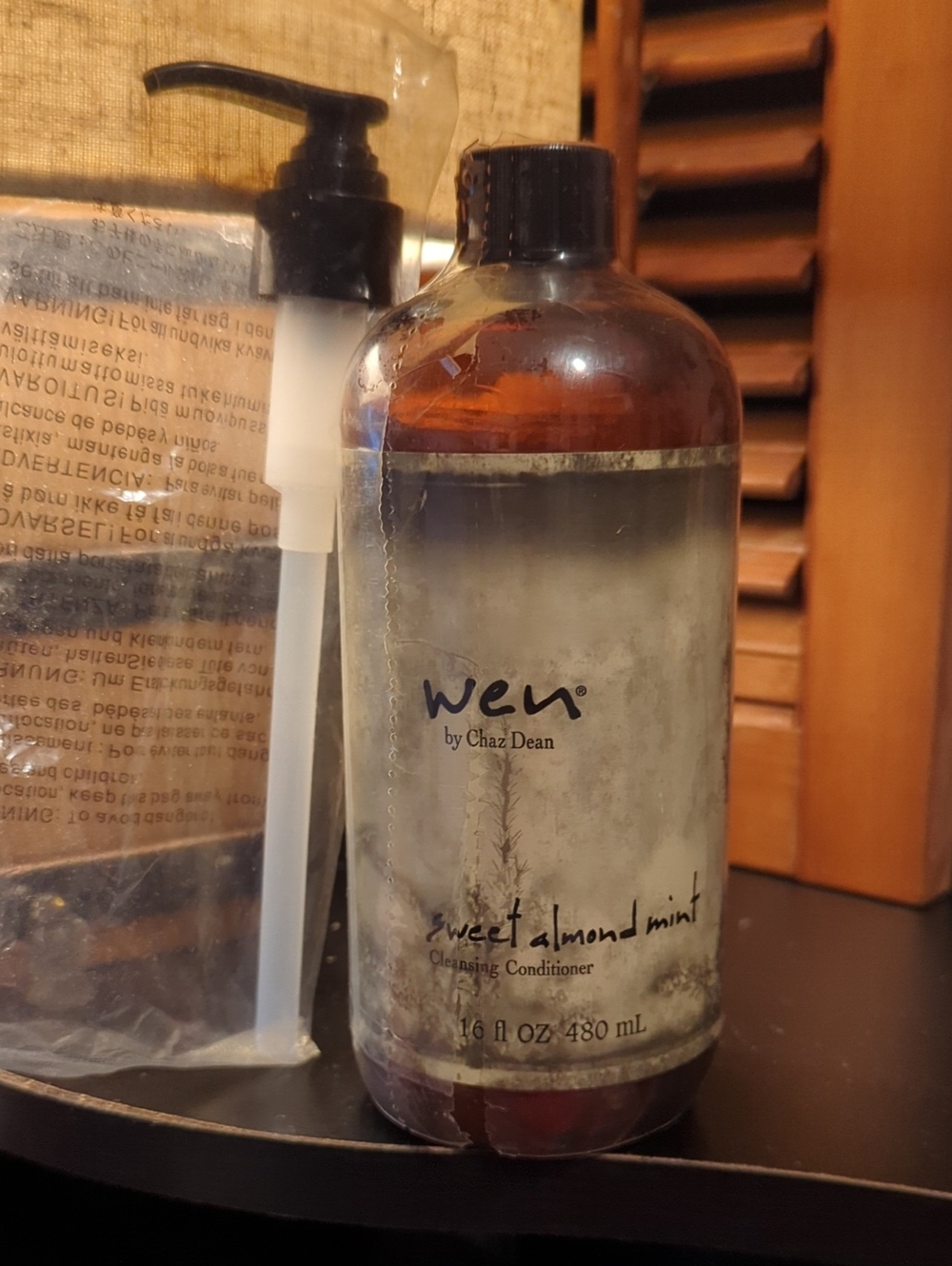 Wen Sweet Almond Mint Cleansing Conditioner With Pump 16 OZ NEW NICE 💫